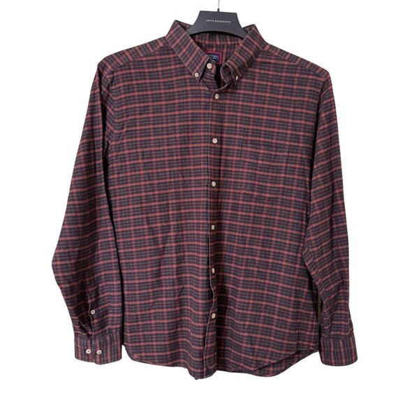 Untuckit Martino Regular Fit Plaid Button-Down Shirt Mens 100% Cotton Size XXL - Picture 1 of 11